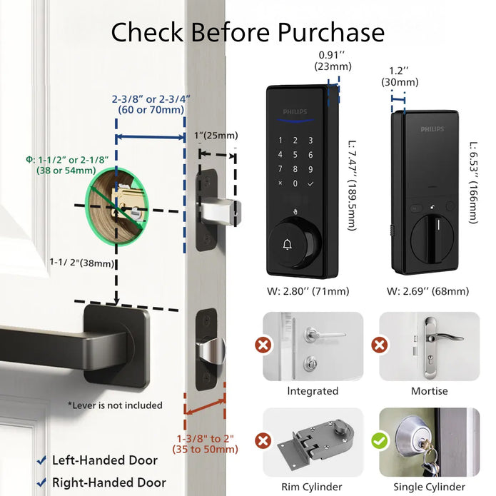 Philips 5000 Series Palm Recognition Lock