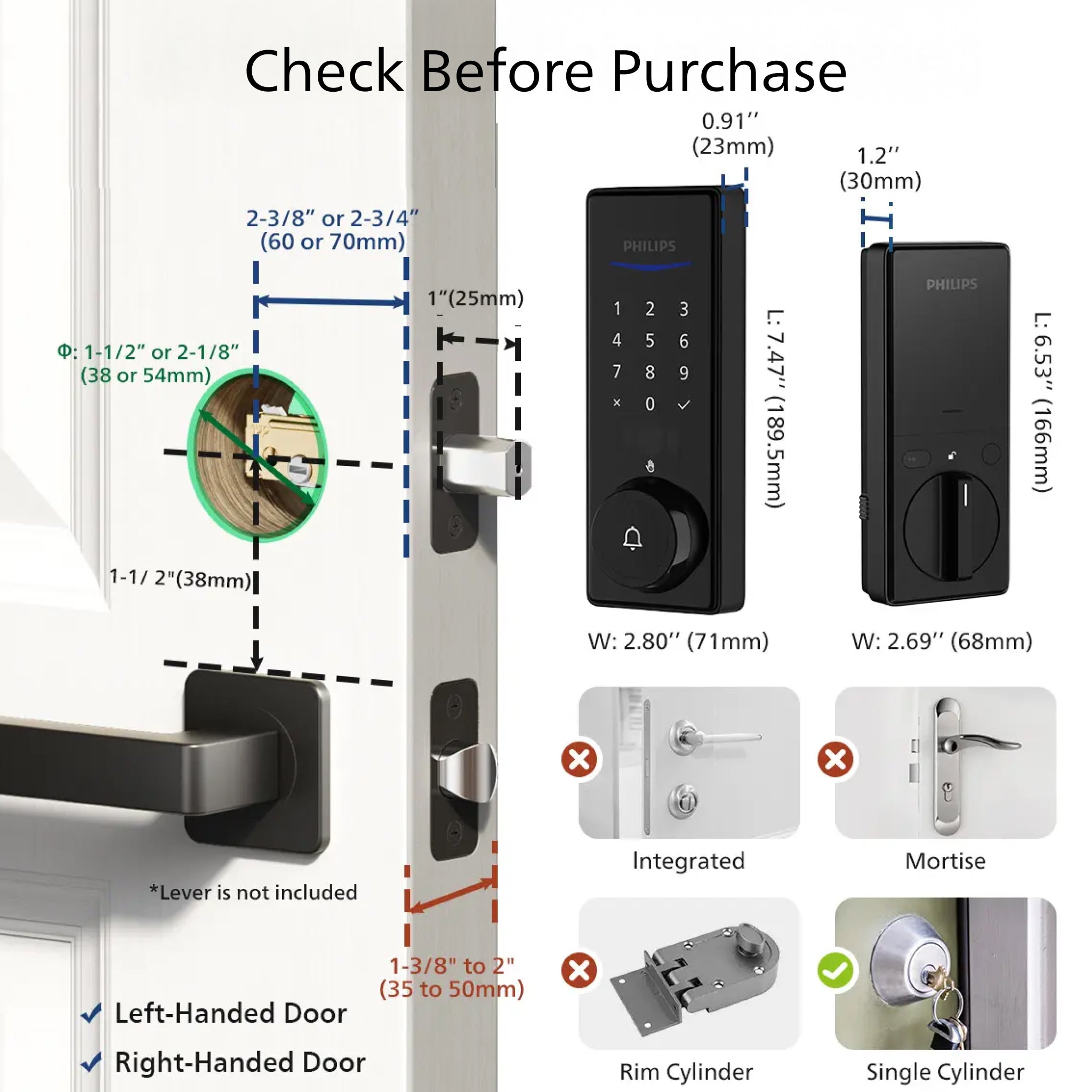 Philips 5000 Series Palm Recognition Lock