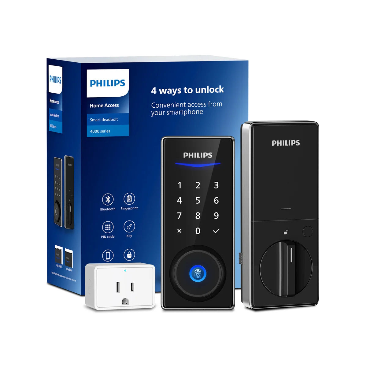 Philips 4000 Series Wi-Fi Fingerprint Smart Deadbolt