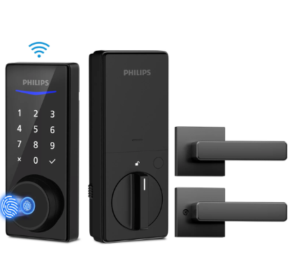 Philips 4000 Series Built-in Wi-Fi Fingerprint Touchscreen Smart Deadbolt