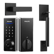 Philips 1000 Series Fingerprint Touchscreen Electronic Deadbolt with Handleset
