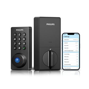 Philips 4200 Series Built-in Wi-Fi Fingerprint Keypad Smart Deadbolt