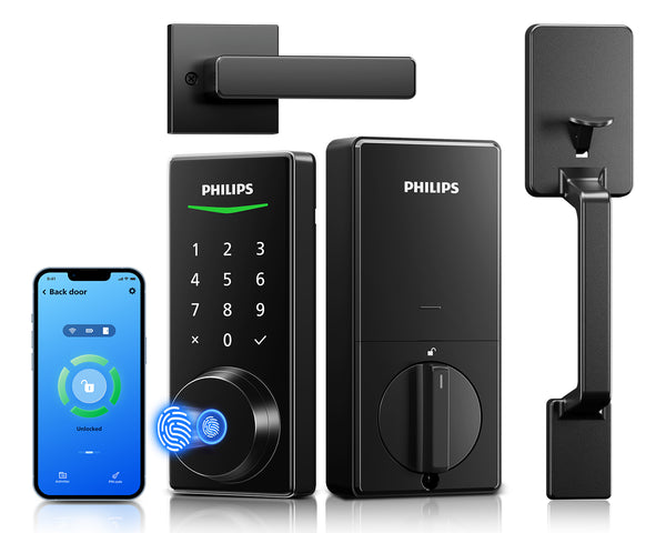 Philips 4000 Series Built-in Wi-Fi Fingerprint Touchscreen Smart Deadbolt