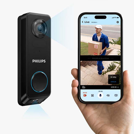 Philips 7000 Series 2K Dual-Cam Video Doorbell