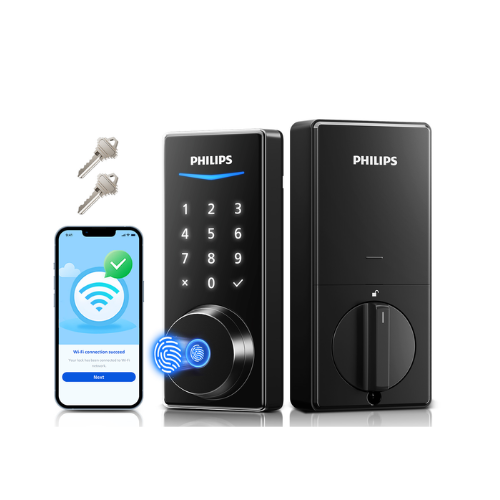 Philips 4000 Series Built-in Wi-Fi Fingerprint Touchscreen Smart Deadbolt