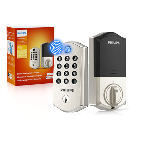 Philips 4100 Series Wi-Fi Fingerprint Keypad Smart Deadbolt