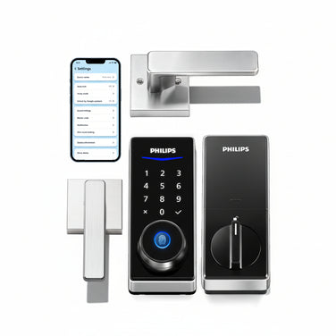 Philips 4000 Series Bluetooth Fingerprint Smart Deadbolt with Lever