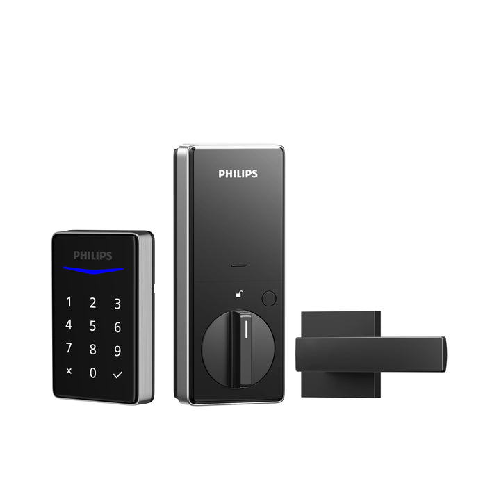 Philips 1000 Series Touchscreen Key-Free Electronic Deadbolt with Door Lever