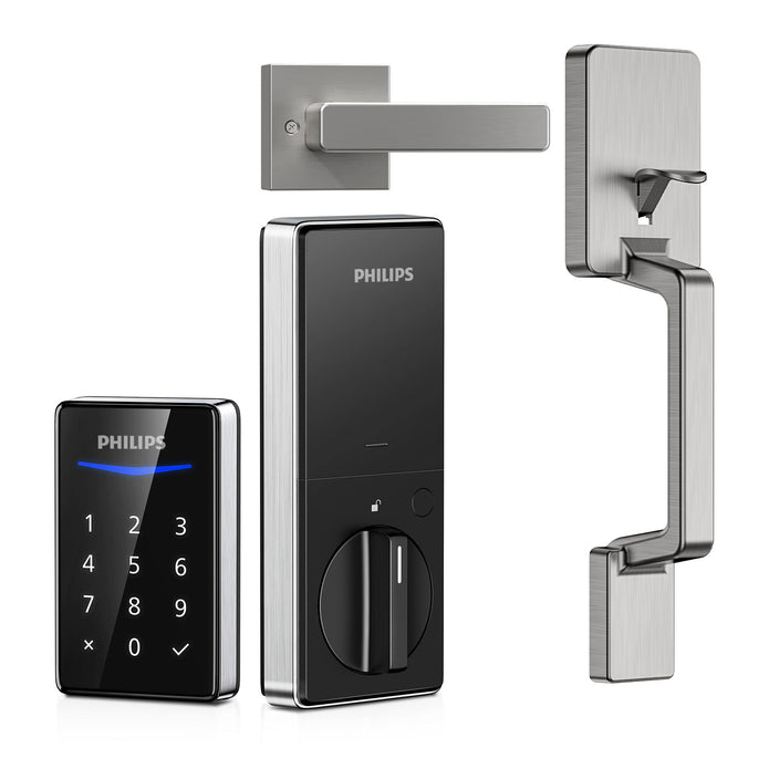 Philips 1000 Series Touchscreen Key-free Electronic Deadbolt with Handleset