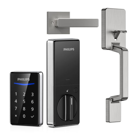 Philips 1000 Series Touchscreen Key-free Electronic Deadbolt with Handlset