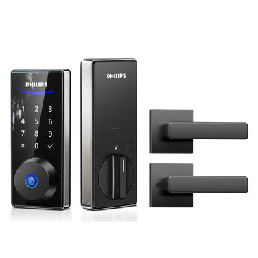 Philips 1000 Series Fingerprint Touchscreen Electronic Deadbolt with Lever
