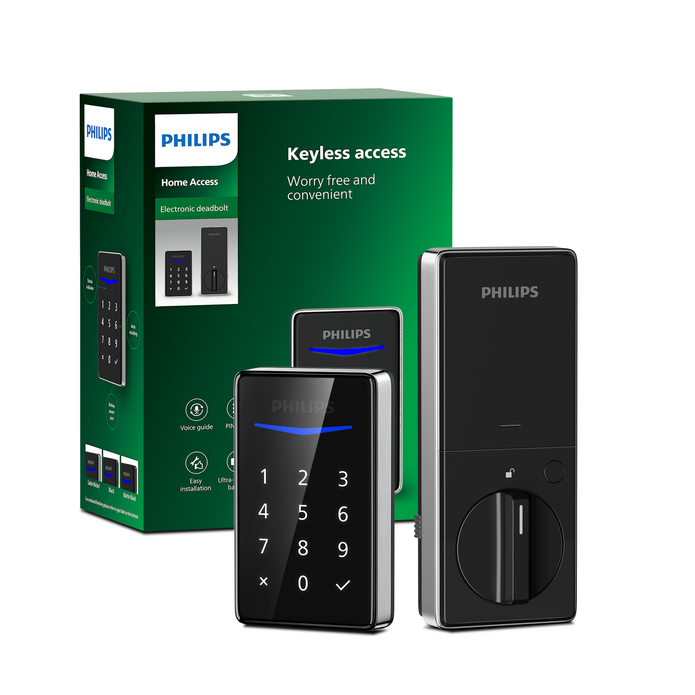 Philips 1000 Series Touchscreen Key-free Electronic Deadbolt