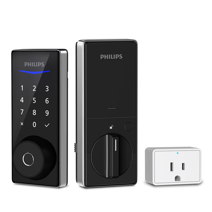 Philips Wi-Fi Fingerprint Smart Deadbolt + Video Doorbell Bundle