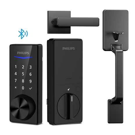 Philips 4000 Series Touchscreen Smart Deadbolt with Handleset