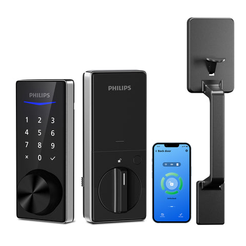 Philips 4000 Series Touchscreen Smart Deadbolt with Handlset