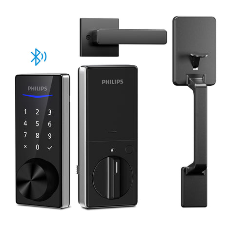 Philips 4000 Series Touchscreen Smart Deadbolt with Handleset