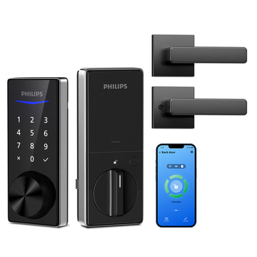 Philips 4000 Series Touchscreen Smart Deadbolt with Lever