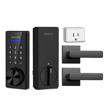 Philips 4000 Series Wi-Fi Bridge Touchscreen Smart Deadbolt with Lever