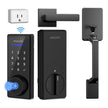 Philips 4000 Series Wi-Fi Fingerprint Touchscreen Smart Deadbolt with Handleset