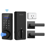Philips 4000 Series Wi-Fi Fingerprint Touchscreen Smart Deadbolt with Lever