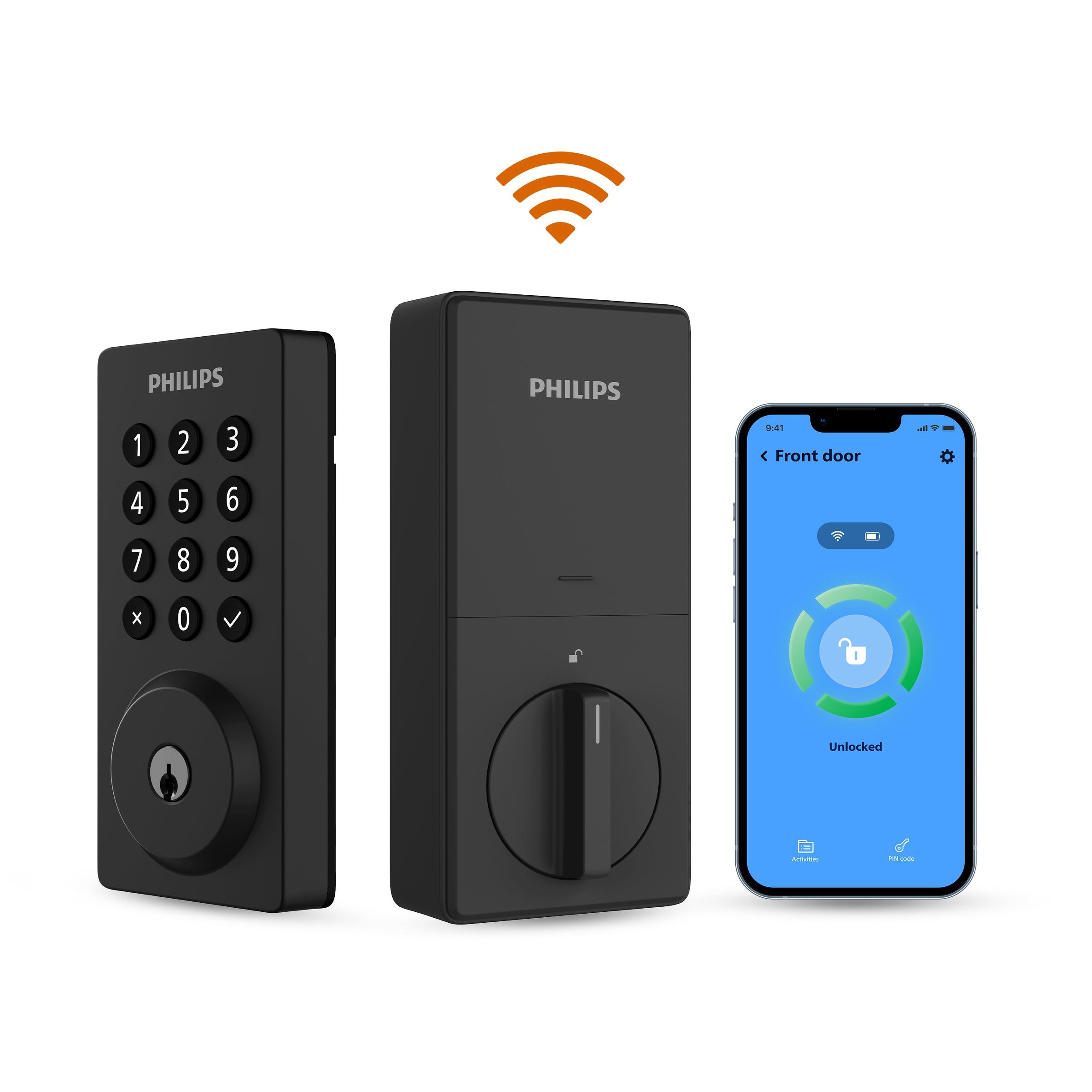 Philips 4200 Series Built-in Wi-Fi Keypad Smart Deadbolt