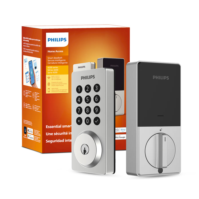 Philips 4200 Series Built-in Wi-Fi Keypad Smart Deadbolt