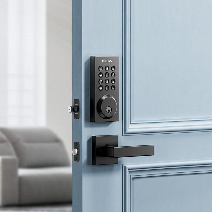 Philips 4200 Series Built-in Wi-Fi Keypad Smart Deadbolt with Handleset