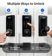 Philips 4000 Series Wi-Fi Fingerprint Touchscreen Smart Deadbolt with Handleset