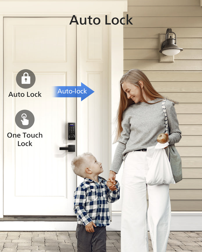 Philips 1000 Series Fingerprint Touchscreen Electronic Deadbolt with Lever