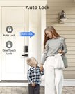 Philips 1000 Series Fingerprint Touchscreen Electronic Deadbolt with Lever