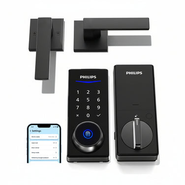 Philips 4000 Series Bluetooth Fingerprint Smart Deadbolt with Lever